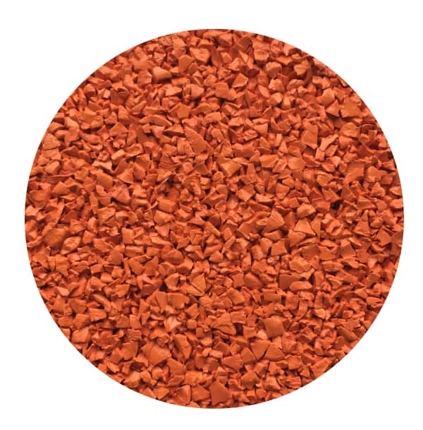 Wet Pour Rubber Playground Surfacing in Orange
