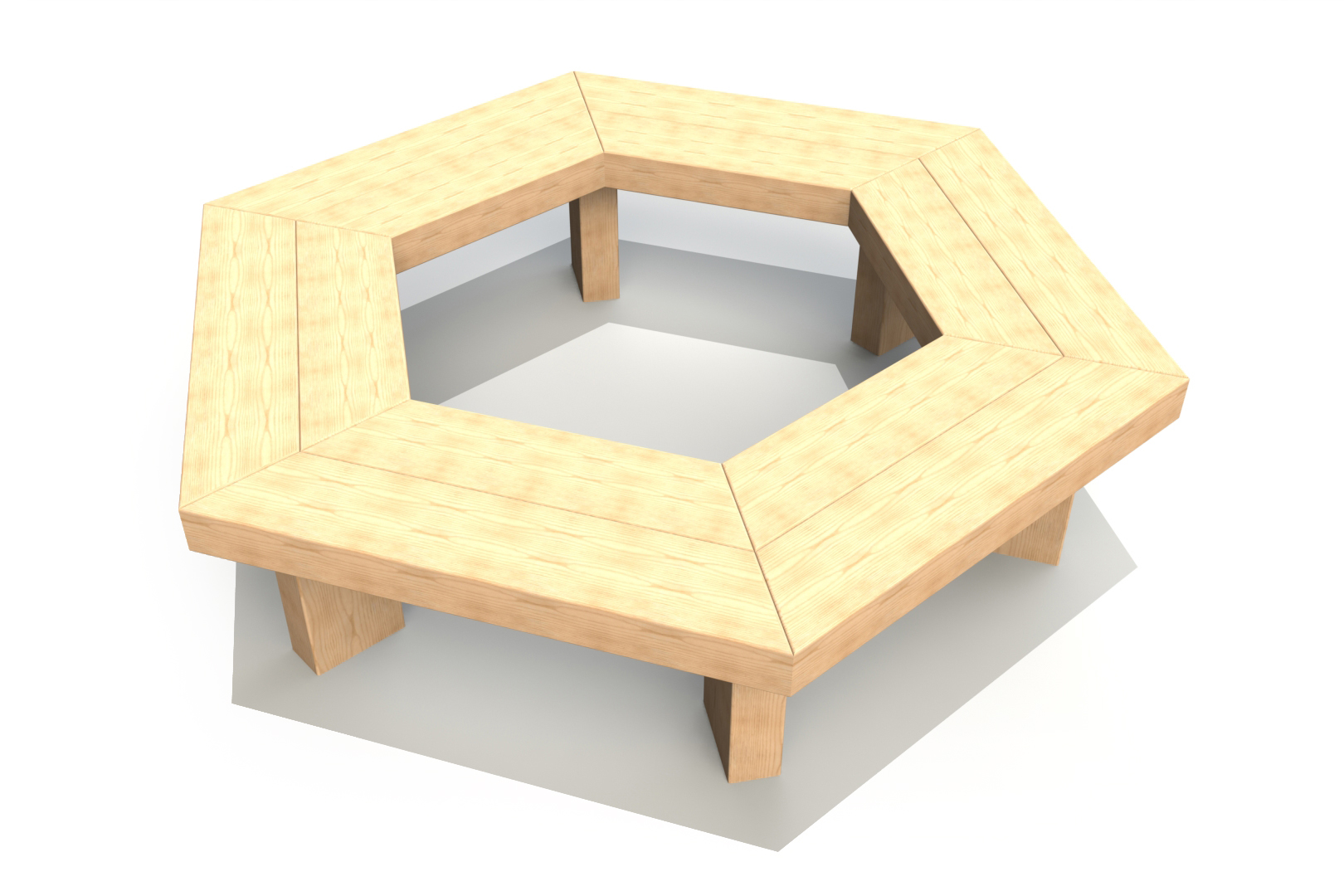 2m Hexagonal Tree Seat