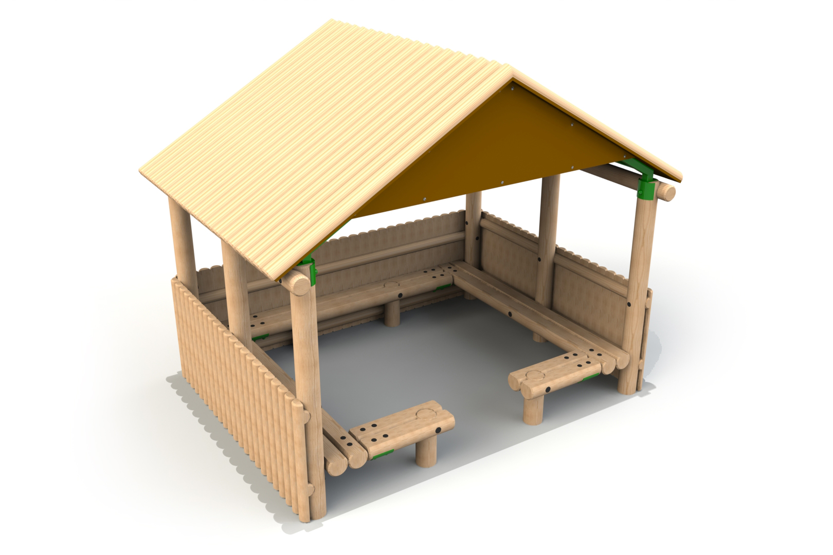 3.0 x 2.4m Shelter Half Clad Sides