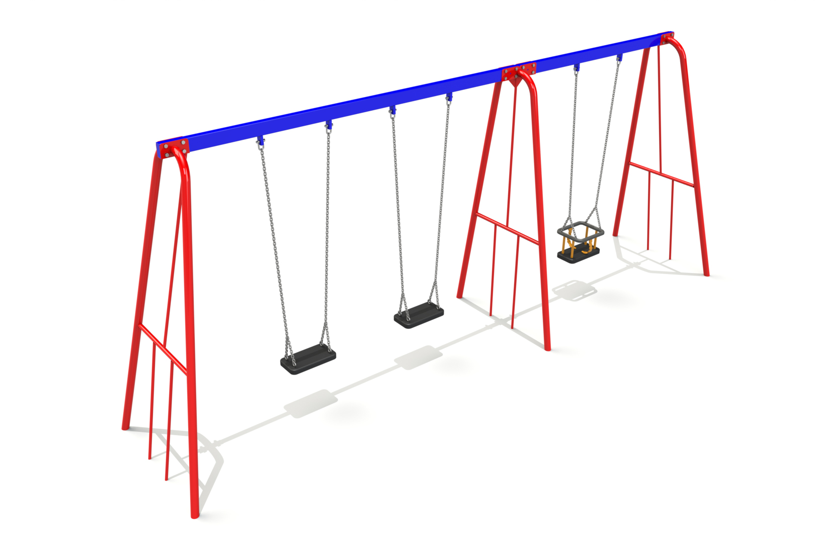 2 Flat & 1 Cradle Seat (2.4m)