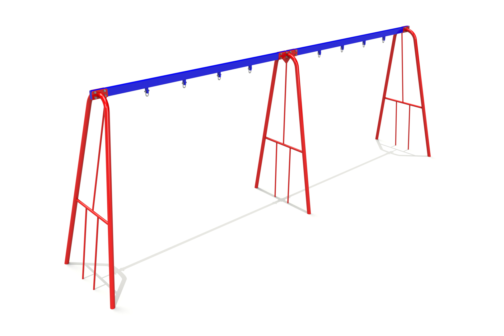 Steel 2 Bay Swing Frame Only (2.4m)